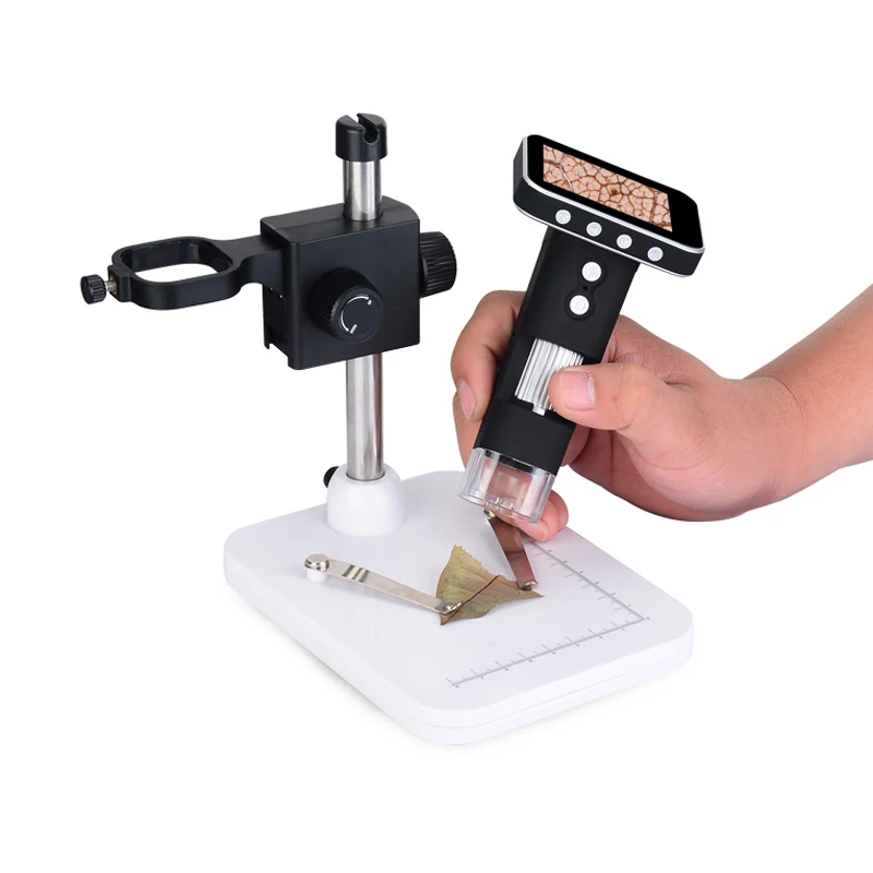 DM1 500X3. 5 İnç Ekran Yüksek çözünürlüklü Dijital Mikroskop El Taşınabilir çocuk Mikroskop