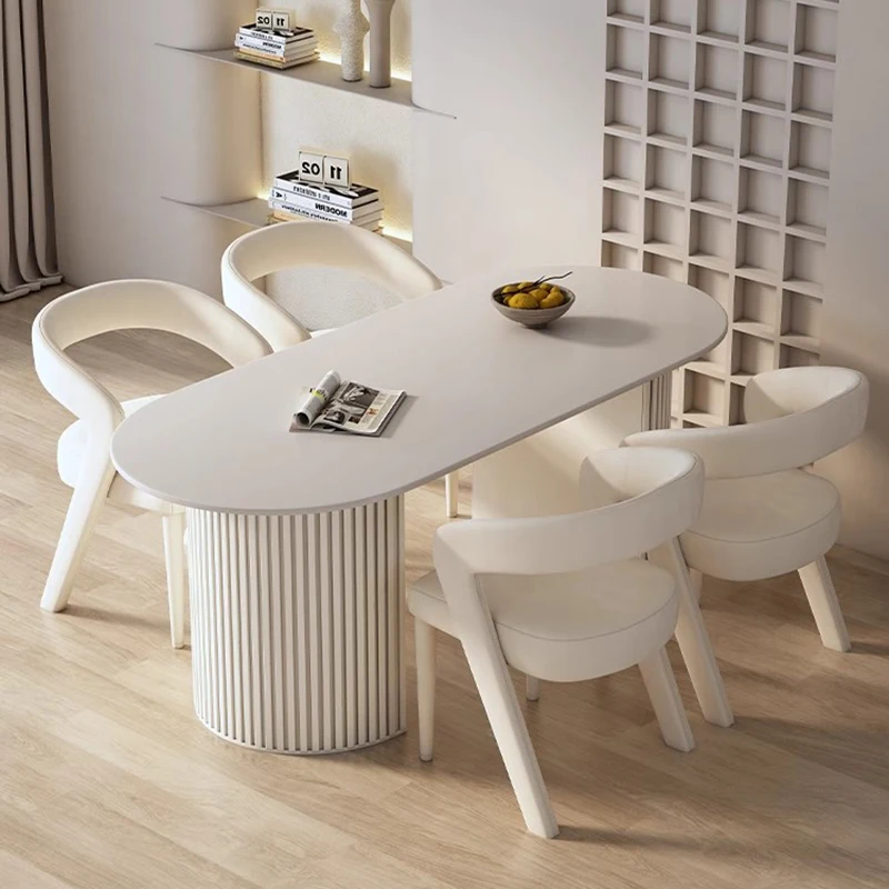 Mutfak yemek masası Büyük Konferans Restoran Minimalist yemek masası İskandinav Salon Konsolu Mesas De Comedor Ev Mobilyaları