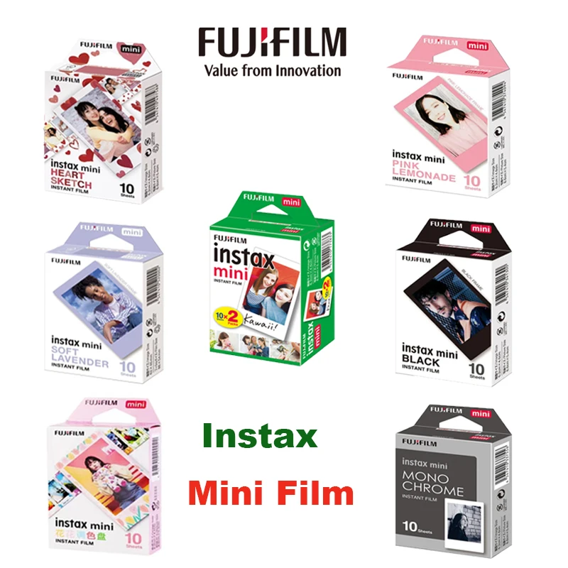 Fujifilm Instax Mini Film 10/20 Levhalar Instax Mini 11 Film Anında Kamera İçin Mini 12 / Mini Bağlantı 2 Yazıcı Instax Film Kağıdı