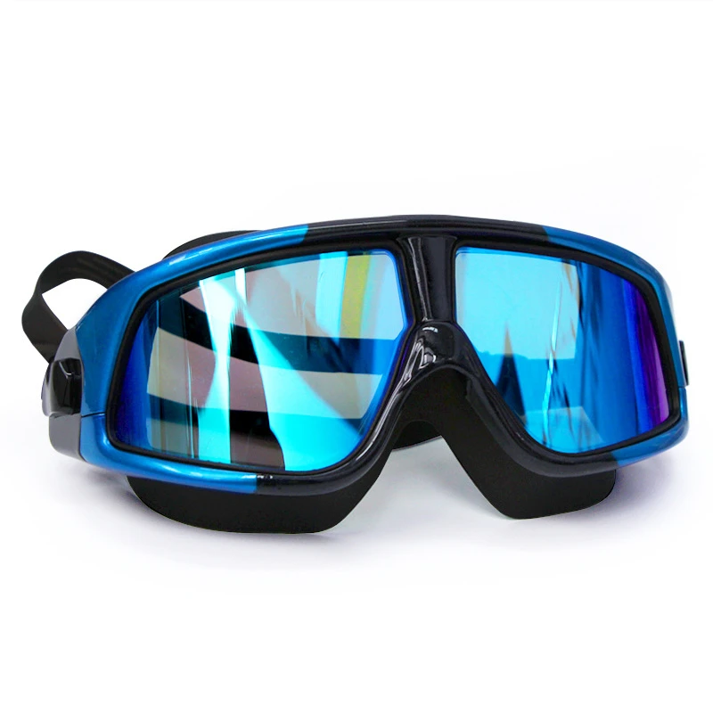 Yüzücü gözlükleri Miyopi Gözlük Su Geçirmez Anti-sis ile Diopters Spor Ayarlanabilir Okuma Kadınlar ve Erkekler için Set Asetat Gözlük