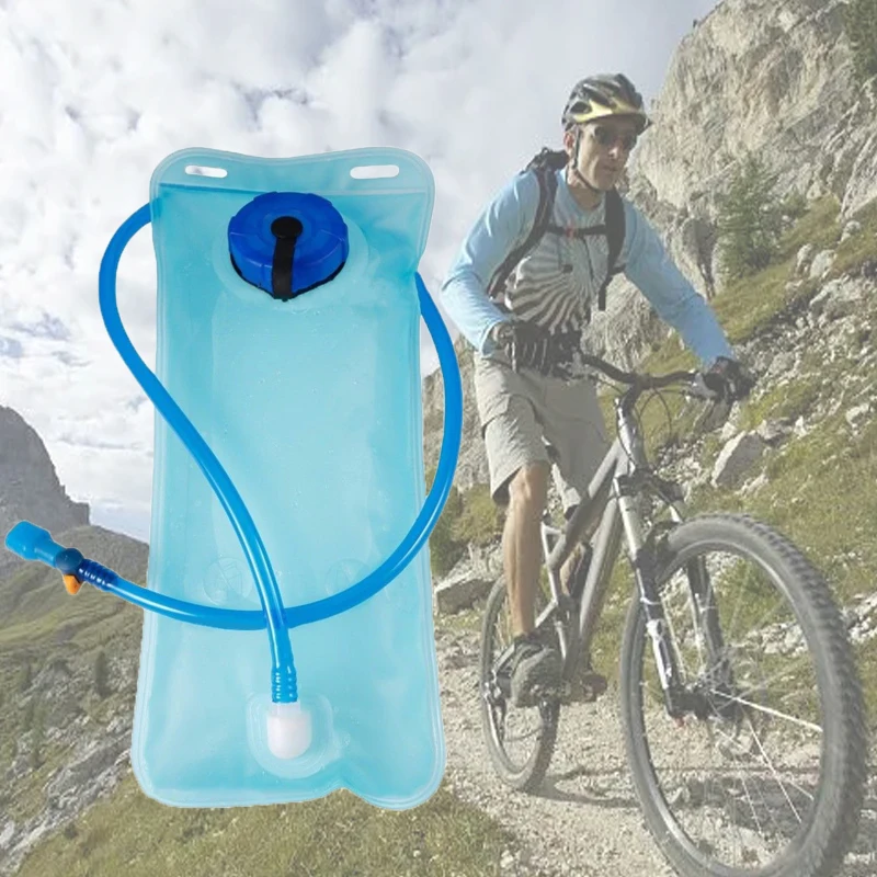Su Torbası Su Şişesi 2L Kapasiteli Katlanabilir Spor içme suyu şişesi Kamp Malzemeleri BARBEKÜ Yumuşak Mesane Konteyner Çanta taşıyıcı