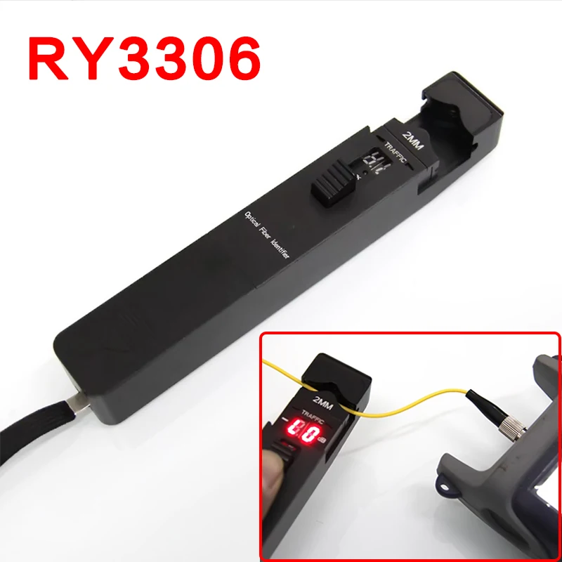 RY3306 optik Fiber tanımlayıcı 800 - 1700nm canlı Fiber tanımlayıcı dedektörü Identificador test aracı ışık yönü dedektörü