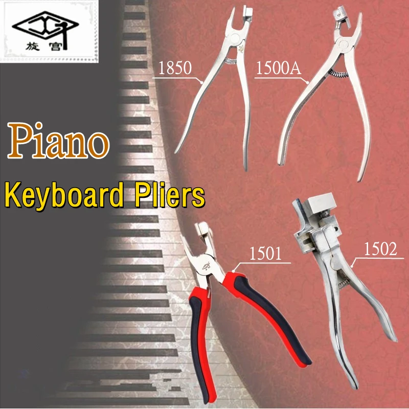 Yüksek kaliteli piyano klavyesi pense Piyano tuşları tamir anahtar delikleri klavye klipleri Döner Saray piyano bakım tuning araçları