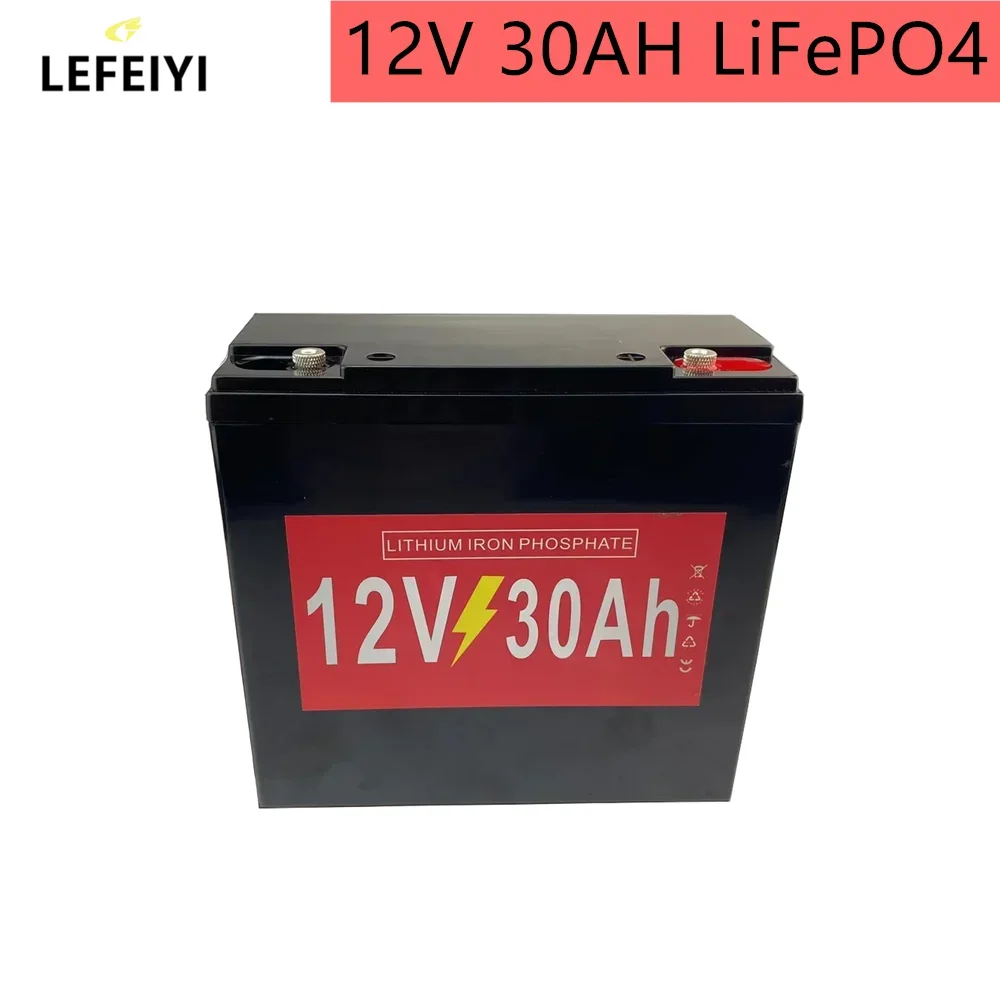 Lityum Demir Fosfat Piller, LiFePO4 Pil, 12V, 12.8 V, 30Ah, 4S, Döngüler için, Turne Arabası, Güneş, Rüzgar, Vergisiz