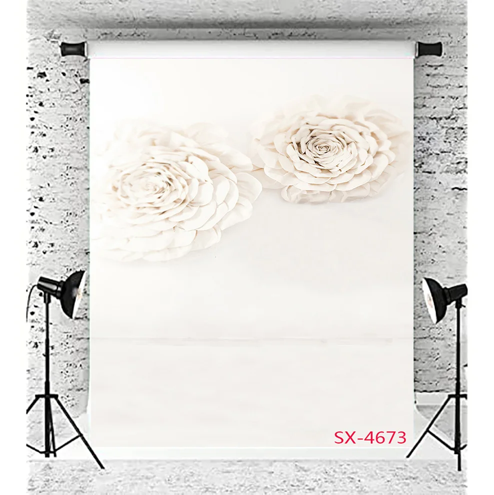 Fotogerçekçi Kumaş sevgililer düğün elbisesi Manzara Zemin Güzel Çiçek Duvar Arka Plan Fotoğraf Prop XH-16