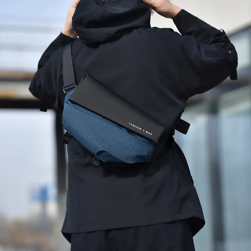Moda Katı erkek Crossbody Çanta Çok Fonksiyonlu Lüks Tasarım yardımcı çanta Su Geçirmez Hırsızlığa Karşı Rahat Kpop Seyahat askılı çanta Yeni