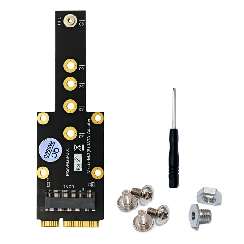 mSATA Anahtar B M. 2 SSD Adaptörü Dönüştürme Kartı Yükselticiler Kurulu mSATA M. 2 SSD DropShipping