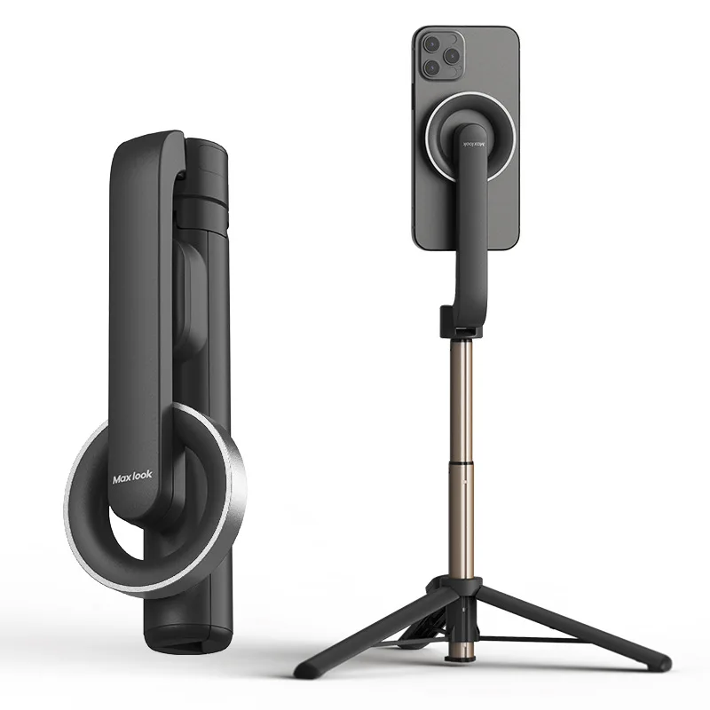 Cep Telefonu Selfie Sopa Manyetik Emme Canlı Yayın Braketi Bluetooth kamera tripodu Mini Kamera Teleskopik Çubuk Artefakt