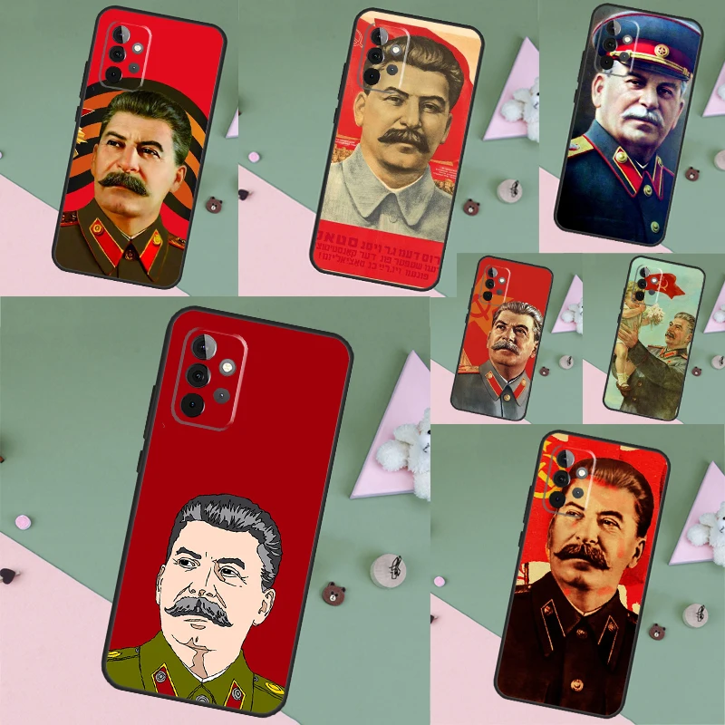 Sovyetler Birliği Lideri Stalin Kapak Case Arka Samsung Galaxy A54 A34 A24 A14 A12 A22 A32 A52 A51 A71 A13 A23 A33 A53