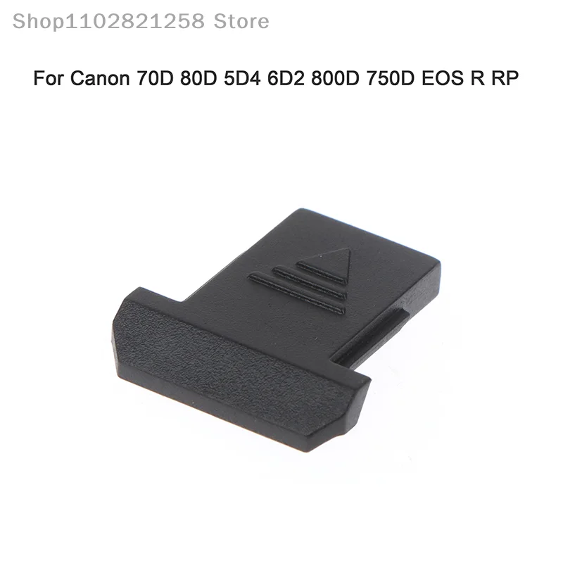 Canon için Siyah Sıcak Ayakkabı koruma kapağı Kamera İçin 70D 80D 5D4 6D2 800D 750D EOS R RP