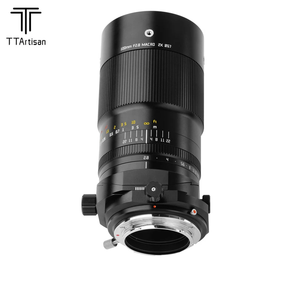 TTartisan 100mm f2. 8 Tilt-shift 2X Makro Lens Tam Çerçeve Fujifilm Fuji X Dağı X-PRO3 X-A5 X-A10 Lente Aynasız Kamera