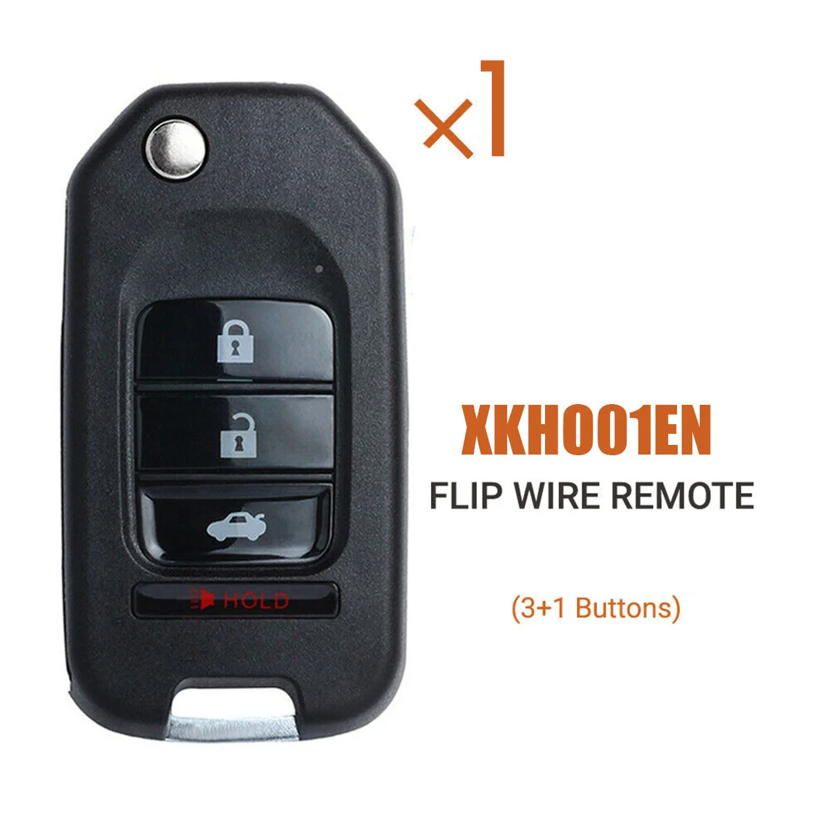 Xhorse XKHO01EN Evrensel Tel Uzaktan Anahtar Fob Flip 3+1 Düğme Honda Tipi VVDI Anahtar Aracı