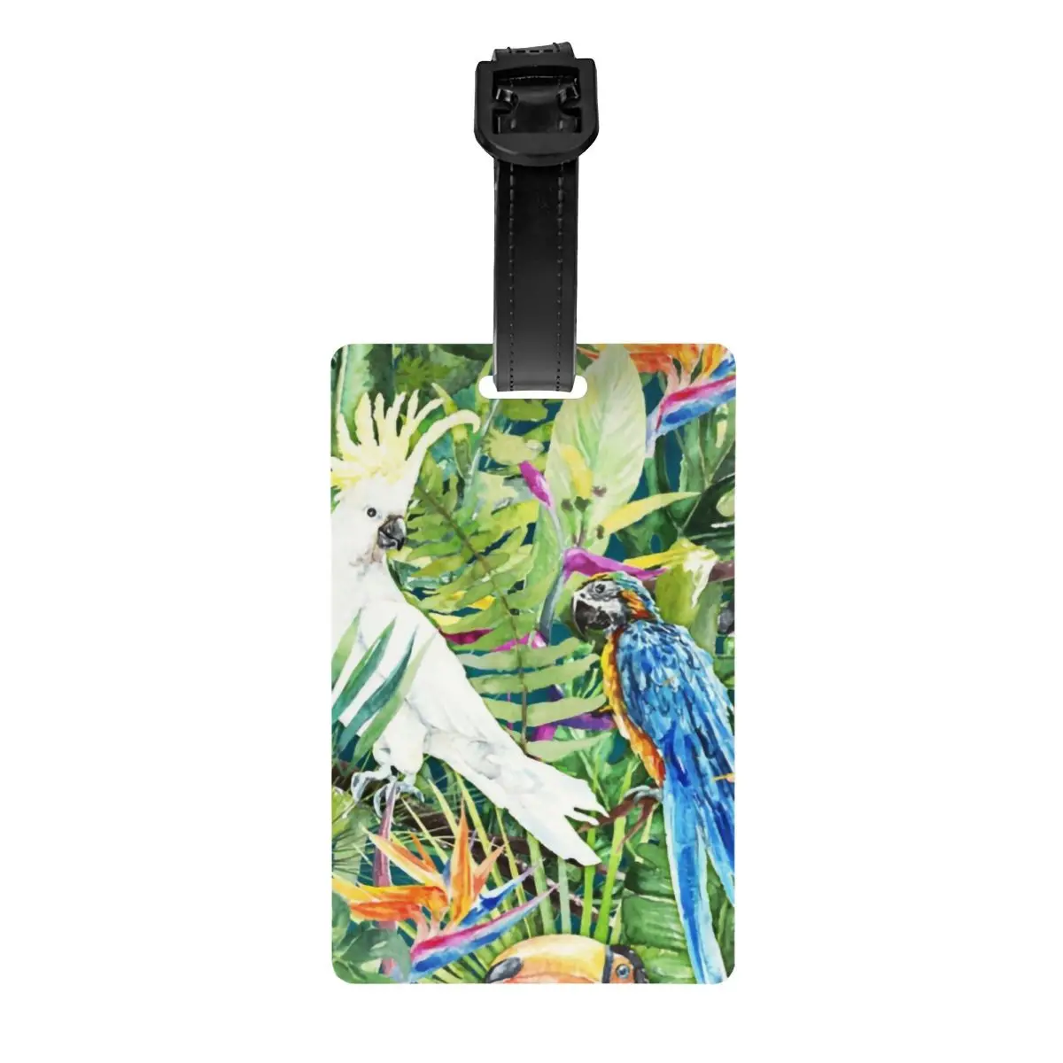 Cennet kuşları Bagaj Etiketleri Seyahat Bavul Papağan Kuş Gizlilik Kapak Adı KİMLİK Kartı