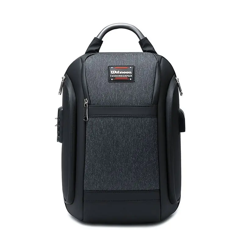 WIERSOON seyahat sırt çantaları Erkekler Yeni Anti-hırsızlık Kadın Su Geçirmez omuz çantaları USB Şarj Unisex Seyahat Eğlence Sırt Çantası