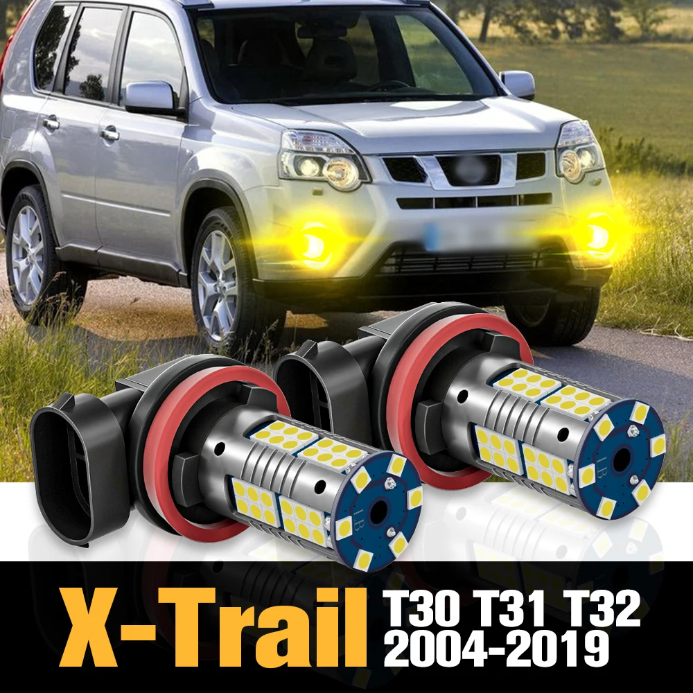 2 adet Canbus LED Sis İşık Lambası Aksesuarları Nissan X-Trail İçin X Trail T30 T31 T32 2004-2019 2007 2008 2012 2013 2014 2015 2016