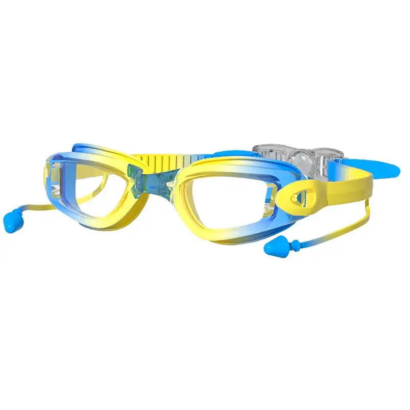 Havuz Gözlük Çocuklar yüzücü gözlükleri UV Koruma Net Görüş Hiçbir Sızıntı Anti Scratch ve Sis Rahat Kayış Su Gözlük
