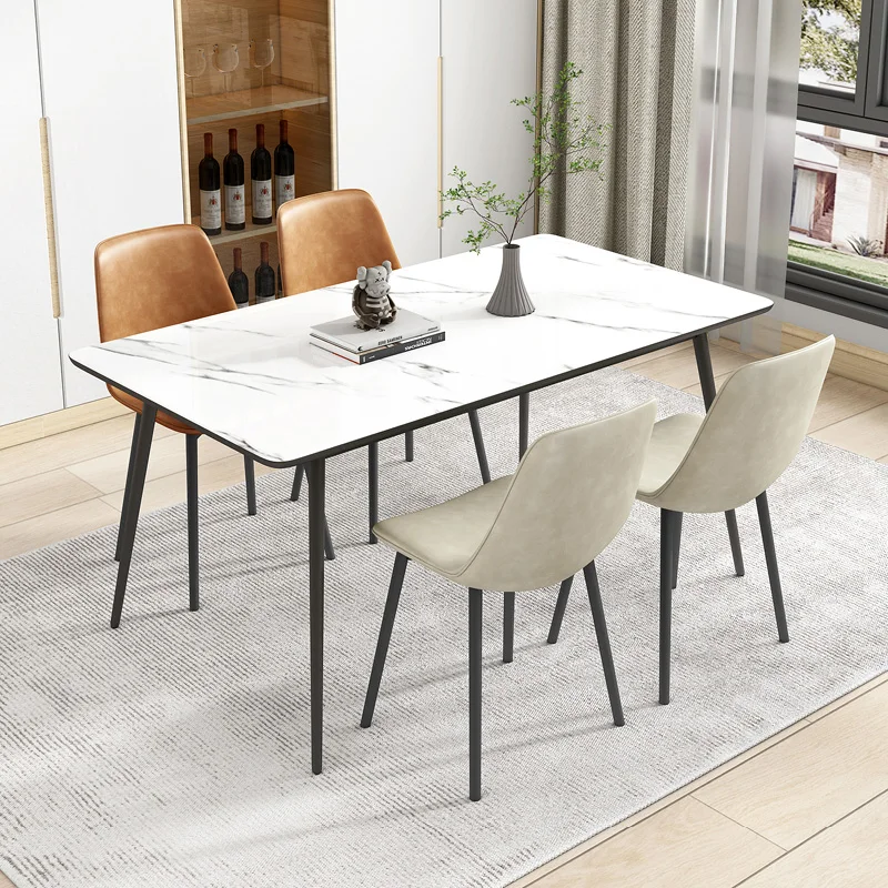 Tasarım İskandinav Yemek Sandalyeleri Bireysel Zarif Yemek Sandalyeleri Mutfak Ergonomik Modern bireysel sandalyeler salon mobilyaları HY
