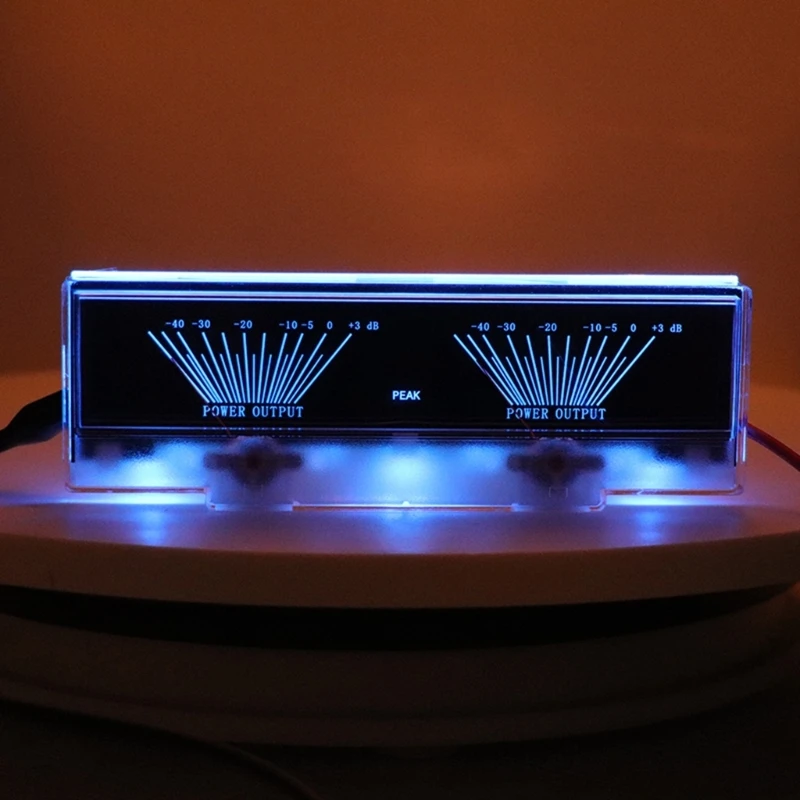 Çift VU Metre Stereo amplifikatör kurulu Ses seviyesi ayarlanabilir arka ışık