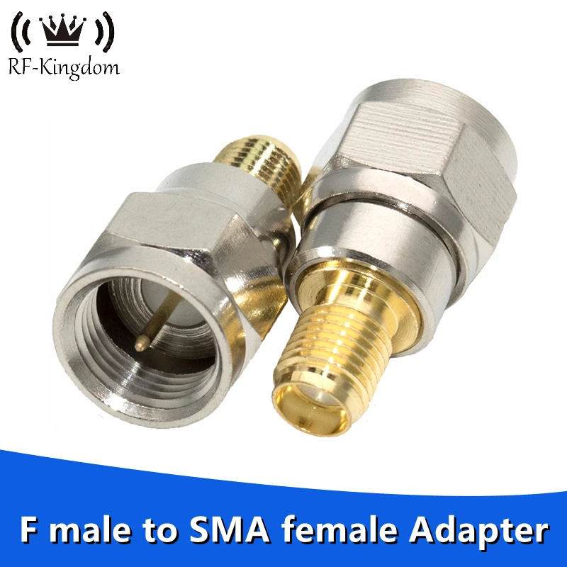 1 ADET F Erkek SMA Dişi dişli RF Koaksiyel Koaksiyel Adaptör F Tipi Konnektör Dönüştürücü Antenler Kabloları