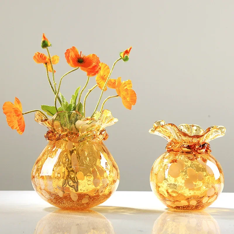 Fubag cam vazo sanat dekorasyon topraksız olabilir oturma odası modeli odası sundurma masa çiçek düzenleme çiçek cihazı dekorasyon