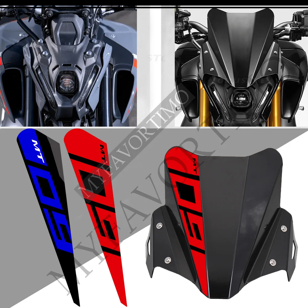 YAMAHA MT09 MT 09 MT-09 SP Motosiklet Aksesuarları Cam Rüzgar Kalkanı Saptırıcı süslü çıkartmalar 2021 2022