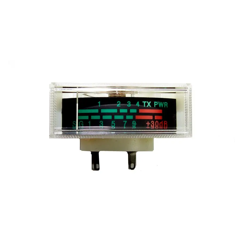 Seviye sinyal göstergesi metre kafa arkadan aydınlatmalı TX PWR DB metre Elektronik enstrüman göstergesi + 3DB