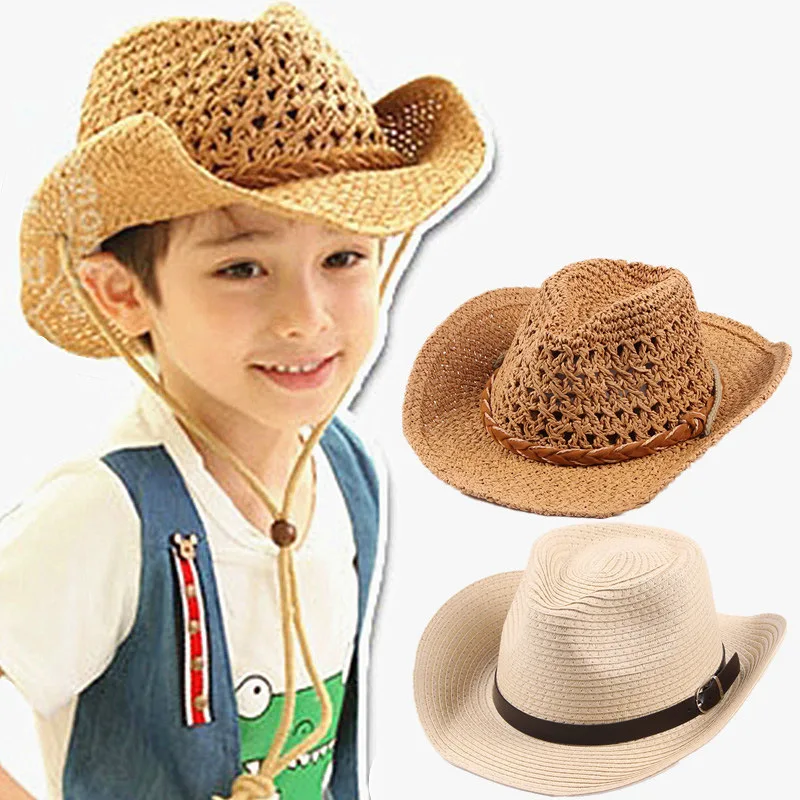 2022 Aile Eşleştirme Hasır Şapkalar Baba Ve Ben Şapka Çocuk Erkek Erkek Yıldız Güneş Çift Kap Bohemia Şapka Kapaklar Plaj Aksesuarları