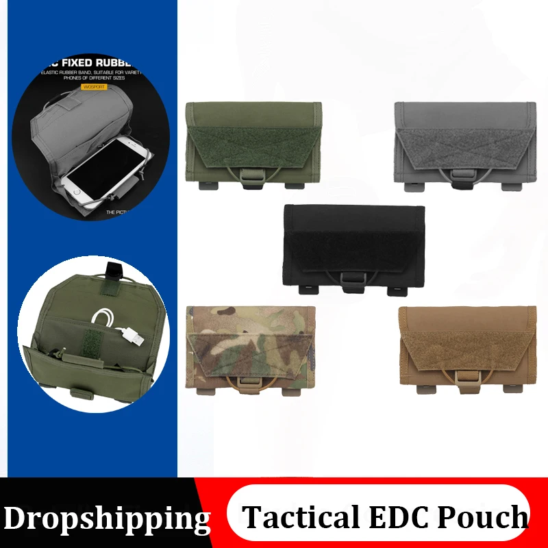 Taktik Çanta Açık Molle Askeri Bel fanny Paketi Cep Telefonu Kılıfı Avcılık Dişli Aksesuarları Kemer Bel Çantaları Ordu EDC Paketleri