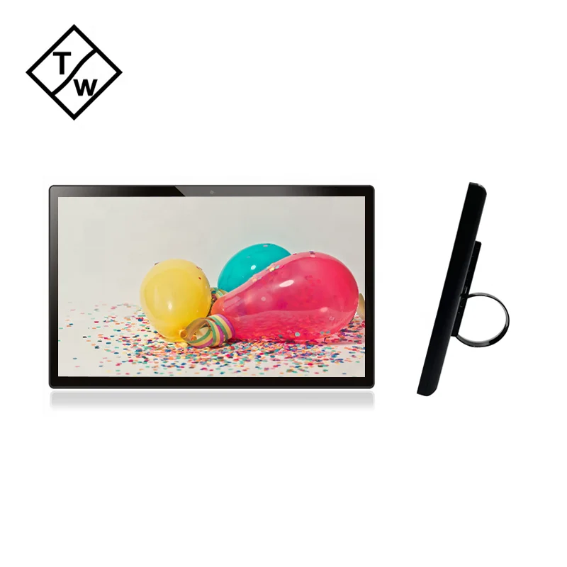 Duvara Monte Dokunmatik Ekran WİFİ RJ45 Reklam Tablet Android Hepsi Bir Arada PC 18.5