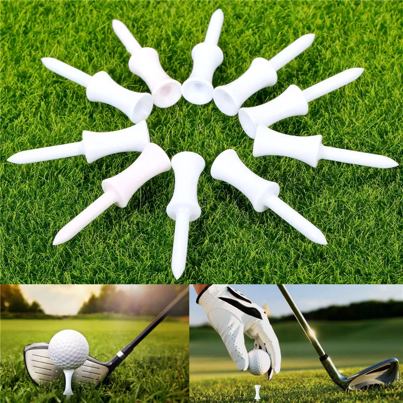 100 adet 54mm Plastik Adım Aşağı golf topluğu s Mezun Kale golf topluğu Yükseklik Kontrolü Katiyen Golf Aksesuarları Spor Kulübü golf topluğu s