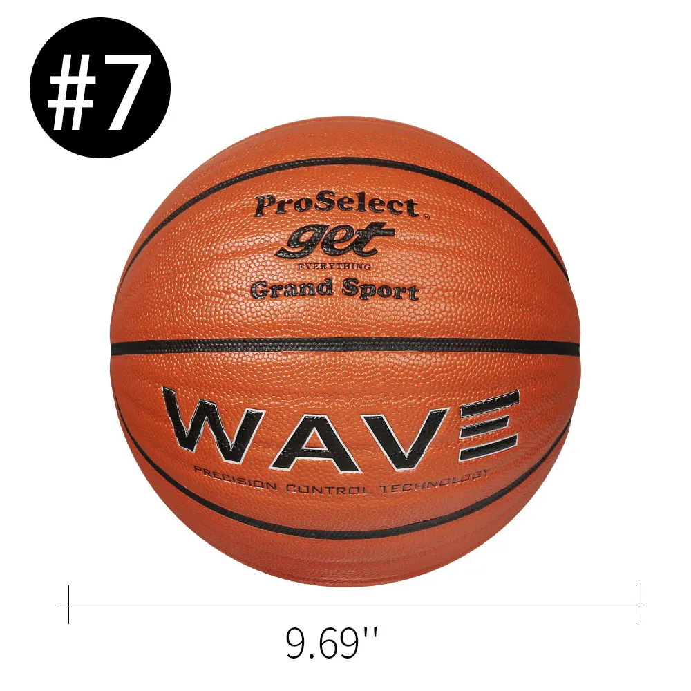 Basketbol Topu Boyutu 7 Yumuşak Dokunuşlu Takım Eğitim Yarışması Erkekler için Kapalı Açık Öğrenciler Gençlik Spor Mikrofiber / PU Malzemeler