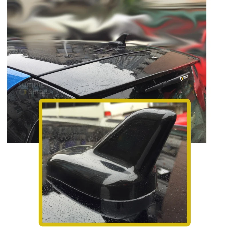 Araba Çatı Dekorasyon Anten Kabuk Korumak Sticker Mercedes Akıllı 451 453 Fortwo ForFour Araba Aksesuarları Dış Styling