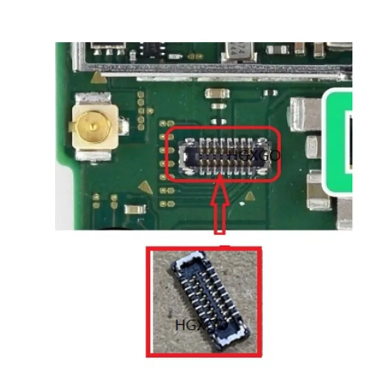50 adet Nintendo Anahtarı için Bellek Mikro USB kart okuyucu FPC konektör soket 16pins Bellek mikro SD / TF kart okuyucu konektörü
