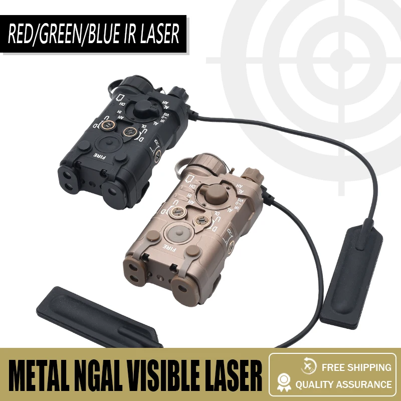 Taktik L3 NGAL Tüm Metal Yükseltme Ver Kırmızı Yeşil Mavi Nokta Lazer IR Sight Pointer Airsoft Silah Avcılık El Feneri