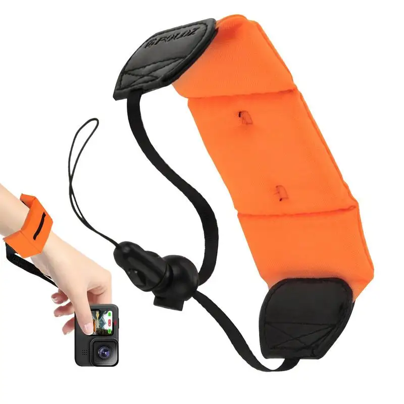 GoPro Aksesuar için Dalış Yüzme Yüzen Bobber El Bilek Kayışı Spor kameralı telefonlar Sualtı Yüzen Nokta Bilek Bandı
