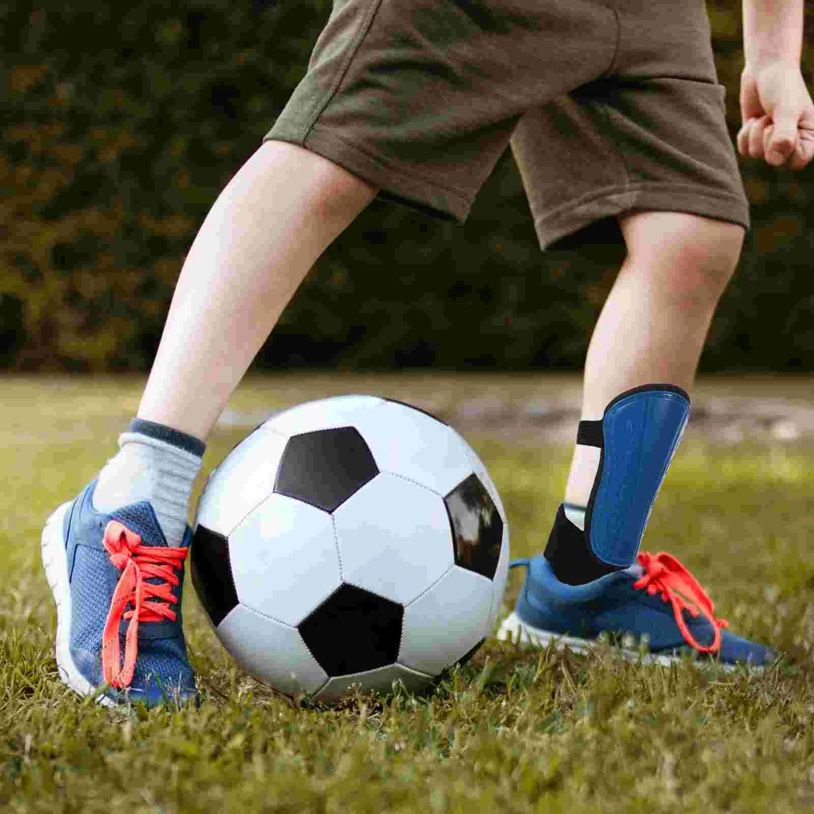 Dizlik için spor futbol topu tekmelikler Açık Futbol Pedleri Koruyucu Parantez Koruyucu Araçları Esnek Çocuk