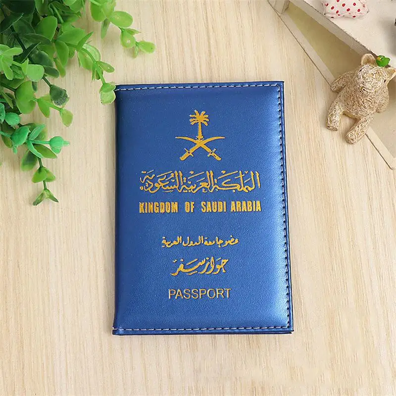Yeni Suudi Arabistan Seyahat Pasaport Kapağı Koruyucu İş Koruyucu Pasaport Tutucu t Belge Organizatör Kılıfı Suudi Arabistan için
