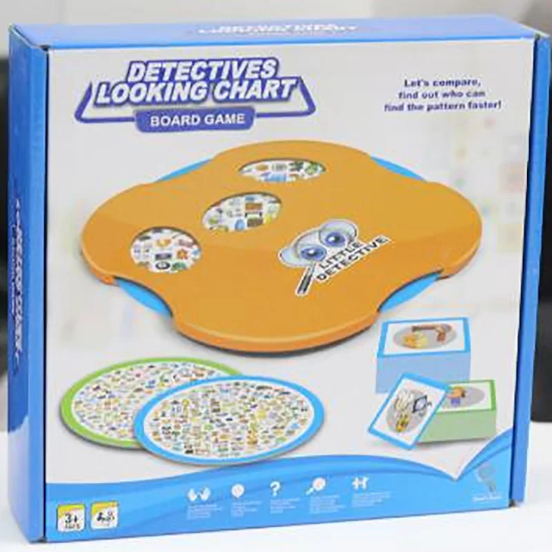 Dedektifler Görünümlü Grafik Bulmaca Kurulu Oyunu çocuk Eğitim Kurulu Oyunu çocuk için oyuncak Çocuk İngilizce Talimatları ile