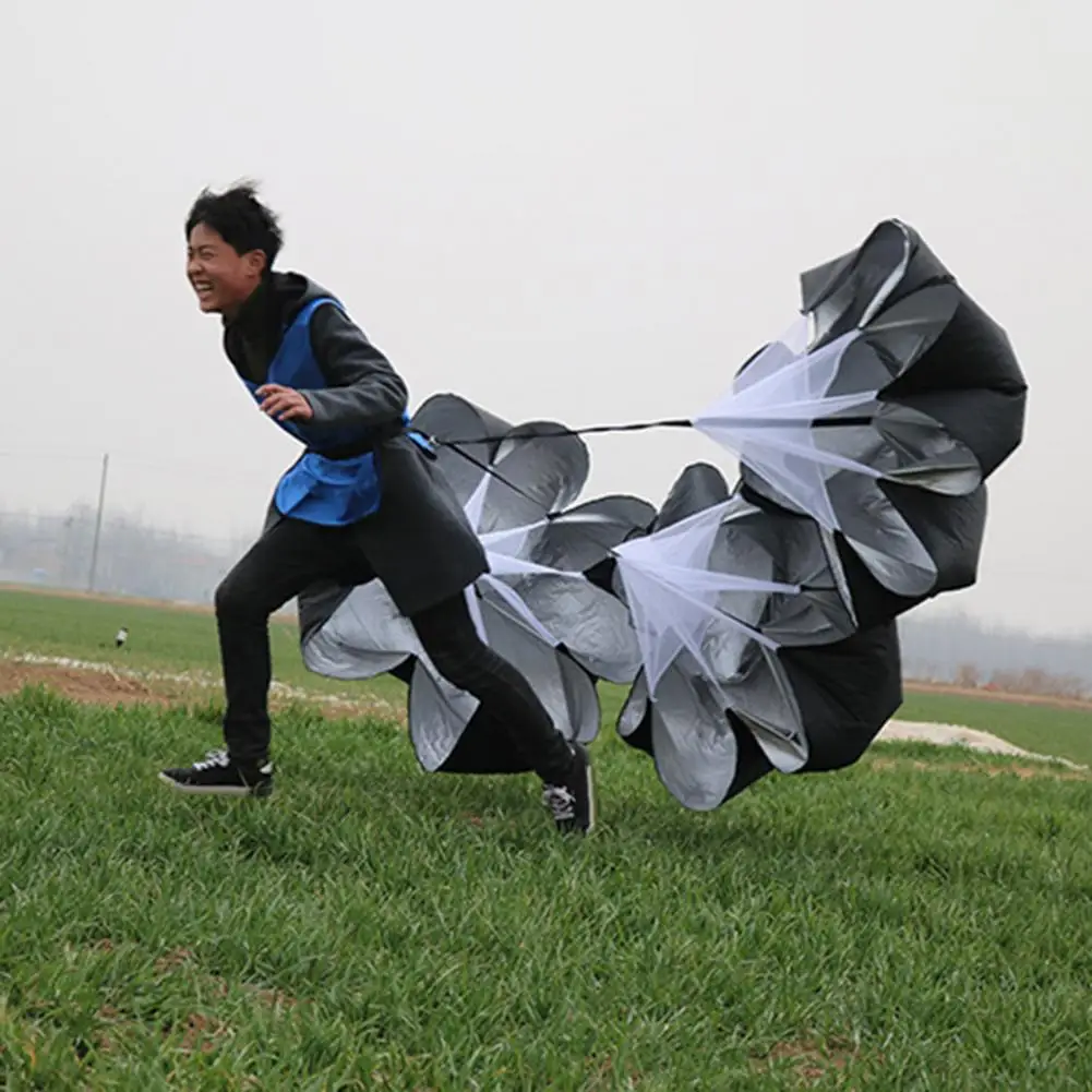 Dayanıklı Aşınmaya dayanıklı Fiziksel Eğitim Egzersiz Direnci Sürükle Paraşüt Antreman Şemsiyesi spor malzemeleri