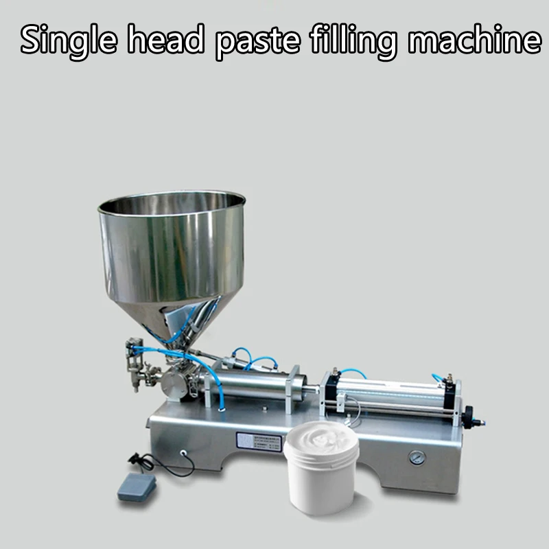 Yarı Otomatik Losyon Şişesi Kozmetik dolum makinesi Su İçecek Bal Kremi Pistonlu Krem Sıvı paketleme makinesi