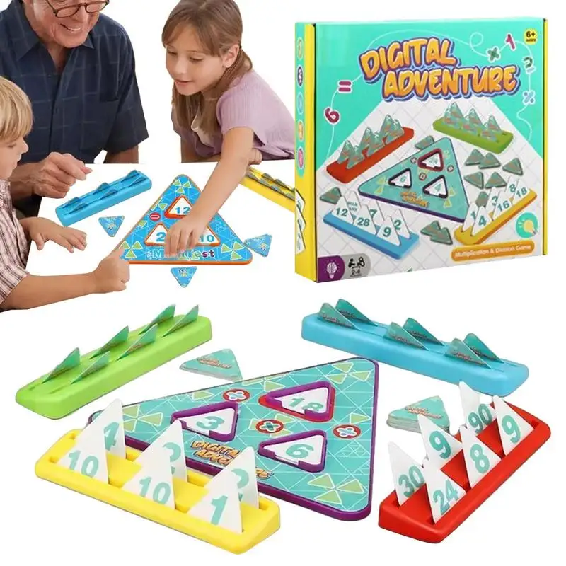 Montessori Çarpma Kurulu Bölümü Egzersiz Kurulu Oyunu Okul Öncesi Düşünme Mantık Eğitim Numarası Kart Oyunu Ebeveyn-Çocuk