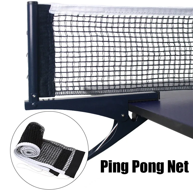 1 Adet Yüksek Kalite Profesyonel Masa tenis ağları Ping Pong Net Örgü Ping Pong Rekabet ve Eğitim Malzemeleri spor Malzemeleri
