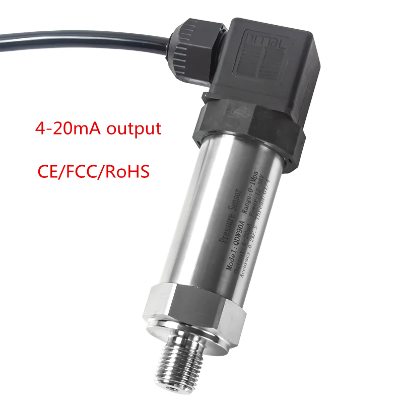 4-20mA çıkış Basınç Sensörü 10bar 1.6 Mpa Verici DC24V Su Gaz Yağı Sıvı Basınç ölçümü