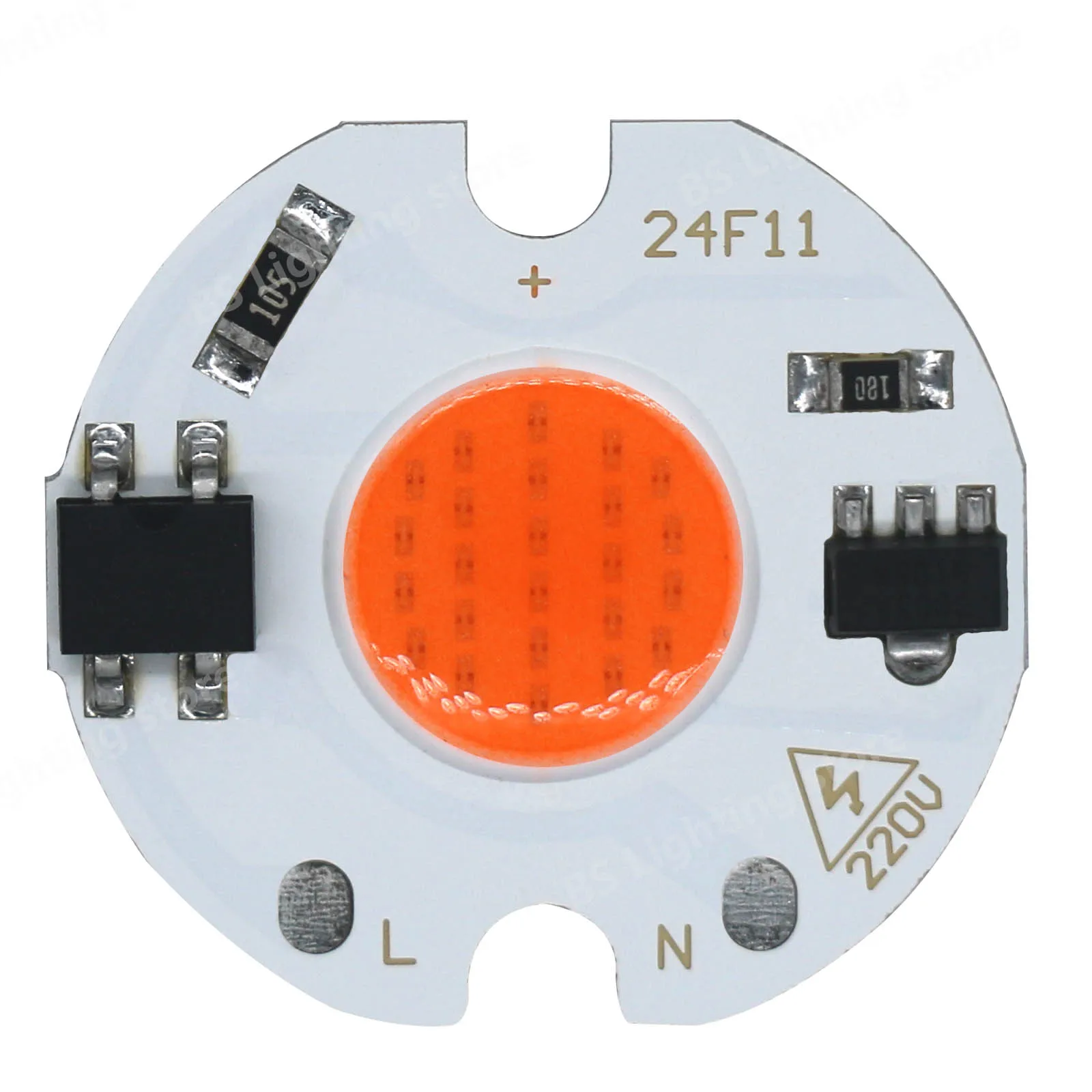 10 adet LED COB 220V 7W Cips led ampul Yüksek Güç led 5W 3W ampuller Lamba 220V LED matris Açık Kapalı Projektör Beyaz