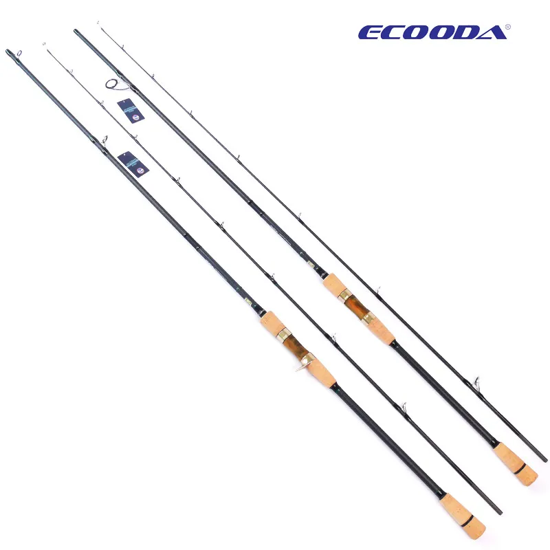 ECOODA EAS 2.1 m 2.4 m 2.7 m iplik / döküm cazibesi çubuk bas çubuk ve cazibesi olta tüm japonya fujı parçaları