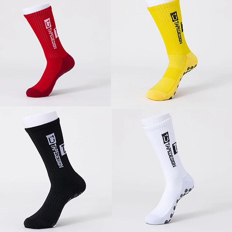 Yeni Stil Kaymaz futbolcu çorapları Erkek Kadın Bisiklet Spor Anti Kayma futbol çorapları Beyzbol Rugby Çorap Çorap