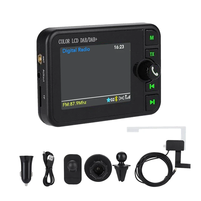 1 TAKIM Araba DAB Araba Bluetooth MP3 Radyo Dijital Radyo Grafik Ekran Renkli Ekran Araba Malzemeleri