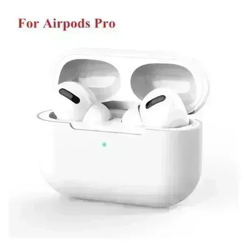 yeni AirPods için Pro Koruyucu Kılıf Silikon Yeni Düz Renk Apple Bluetooth Kulaklık Yumuşak Kılıf Koruyucu Kapak