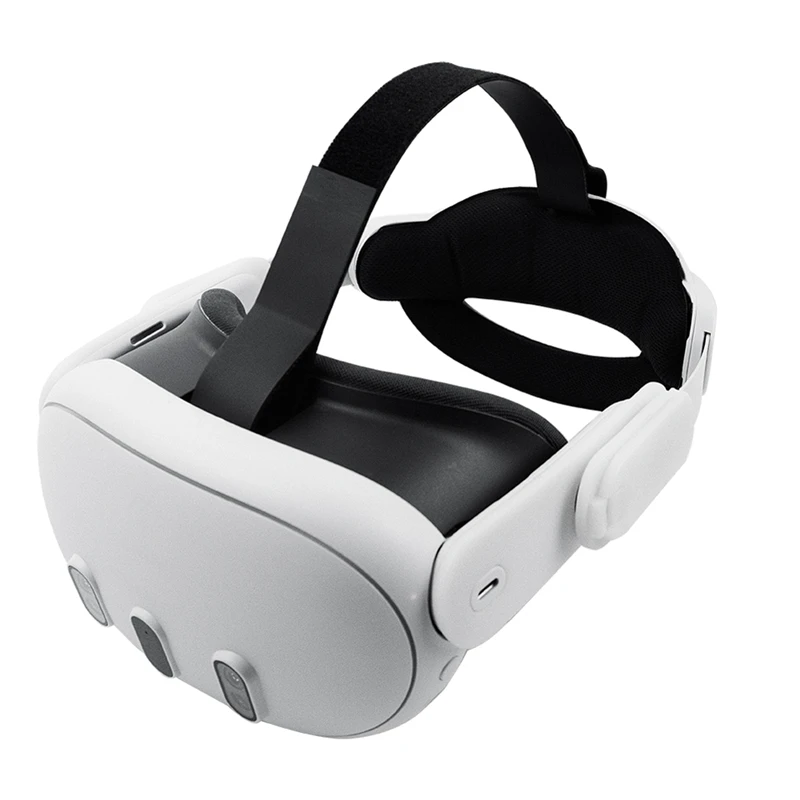 1 Adet VR Kulaklık Askısı Oculus Quest 3 Ayarlanabilir Kafa Bandı Nefes Kafa Yastık Beyaz Plastik Oculus Quest 3
