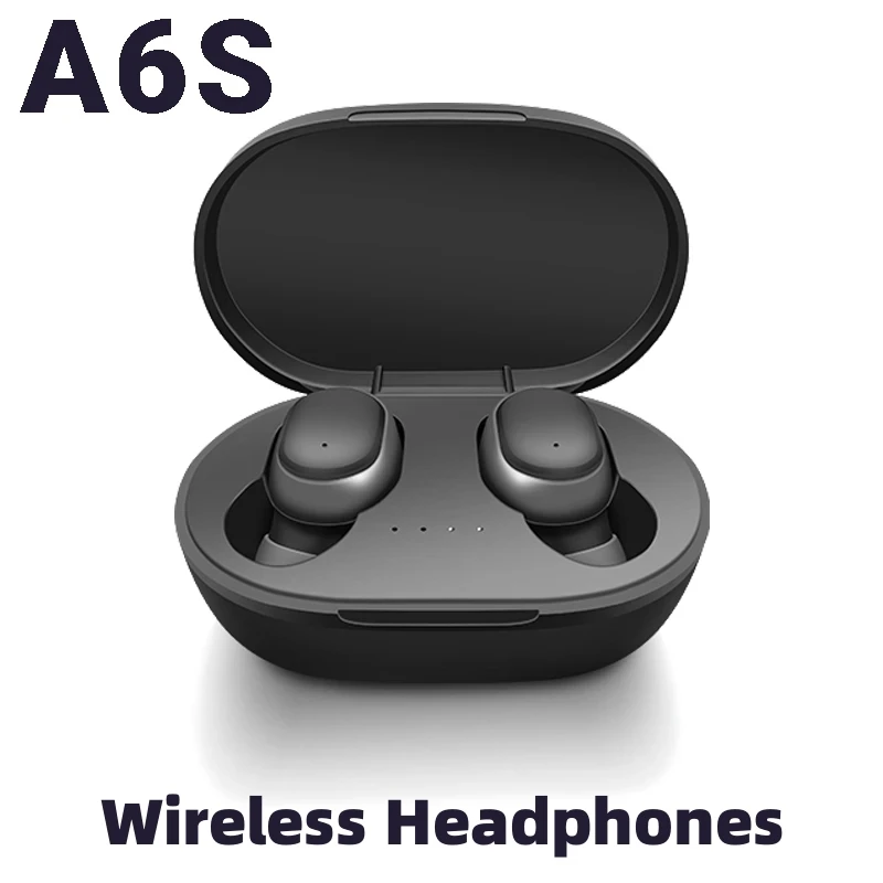TWS A6S Fone kablosuz bluetooth mikrofonlu kulaklık Bluetooth Kulaklık Huawei Xiaomi Redmi için Gürültü İptal Kulaklık